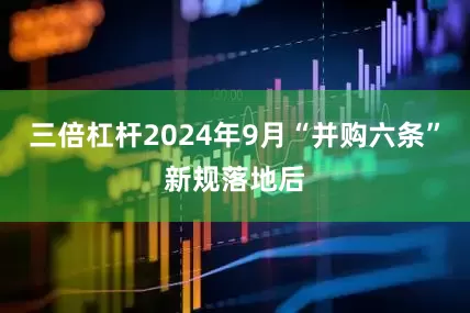 三倍杠杆2024年9月“并购六条”新规落地后